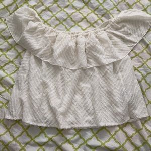 Hollister off the shoulder top - size M